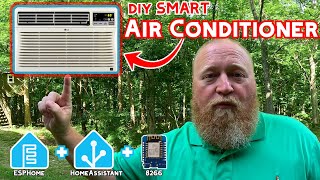 DIY Smart Air Conditioner Using an ESP8266 ESPHome and HomeAssistant  StepbyStep Guide [upl. by Akinek]