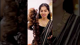 Must haves for hairstyles 🥰 Onam special 🥰 shortsvideo hairstyle hairstyleinspo indianattire [upl. by Rossing882]