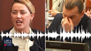 All Audio Recordings Played in Johnny Depp amp Amber Heard Defamation Trial So Far [upl. by Adeys319]