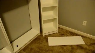 Ikea Project  Billy Bookcase Part 1 [upl. by Nilecoj]