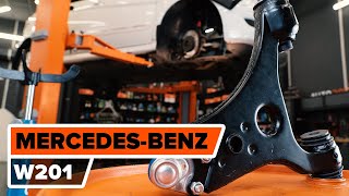 Comment remplacer un bras de suspension sur MERCEDES W201 TUTORIEL AUTODOC [upl. by Engelhart139]