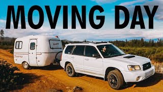 MOVING DAY  13ft Scamp Trailer [upl. by Edyth293]