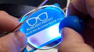 Testing Blue Light Blocking Eyeglasses [upl. by Zaraf]