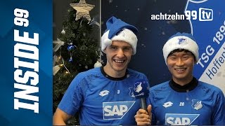 Singende Fußballer  TSGProfis in Weihnachtsstimmung [upl. by Ynnam102]