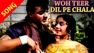 Woh Teer Dil Pe Chala  Romantic Song  Mohammed Rafi amp Asha Bhosle  Aarti 1962 [upl. by Akanke]