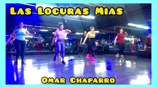 Las Locuras Mias Omar Chaparro Coreografia Baile Fitness [upl. by Odele]