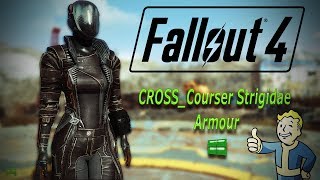 Fallout 4 CROSS Courser Strigidae Armour showcase mod HD [upl. by Moraj961]