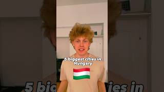 The Biggest Cities In Hungary 🇭🇺 hungary shorts magyar country [upl. by Beutner]