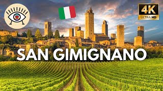 SAN GIMIGNANO Italia 4K ✅ TOUR A PIE con SUBTÍTULOS  El Manhattan medieval [upl. by Aizti]