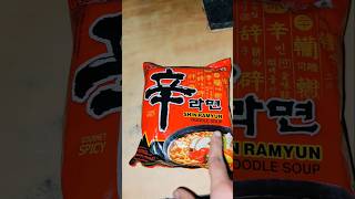 Trying shin ramyun noodles soup  KJP Family Korean ramen soup [upl. by Dihaz]