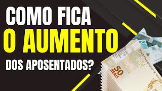 INSS COMO FICA O AUMENTO DOS APOSENTADOS  SALÁRIO MÍNIMO EM 2024 [upl. by Luo]