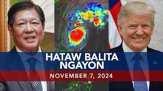 UNTV Hataw Balita Ngayon  November 07 2024 [upl. by Enerol442]