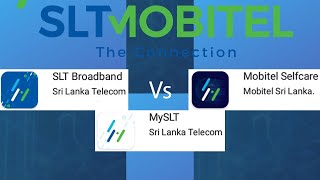 My SLT Vs SLT Broadband Vs Mobitel SelfcareTech TechSinhala [upl. by Nodnarb270]