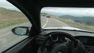 E92 M3 POV  cruising through French Mountians  Eventuri Intake [upl. by Elleinad]