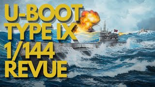 ▶️ UBOOT Type IX Revell 1144  2min review [upl. by Karlis]