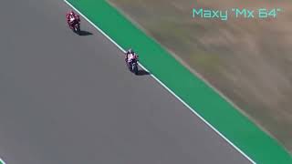 MotoGP Eurobeat  Bagnaia VS Bastianini Part 2 Aragon 2022 [upl. by Nylidam852]