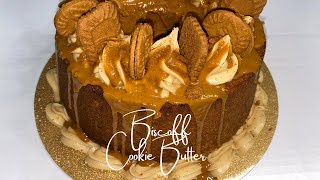 Biscoff Cookie Butter Cream Cheese Pound Cake 🤤 [upl. by Islehc]