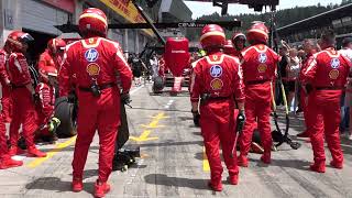 Scuderia Ferrari F1 Team Pit Stop Practice  2024 Austrian GP [upl. by Desdemona691]