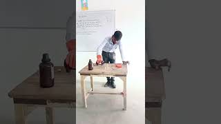 Experiment By Anshu sir nitric acid and sulphuric acid experiment chemistry viralvideo shorts [upl. by Obadias897]