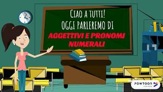 Aggettivi e pronomi numerali [upl. by Afatsuom]