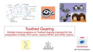 25 Multiple choice questions on Toothed gearing Imp for GATE RTO MPSC and UPSC exam [upl. by Zaria]