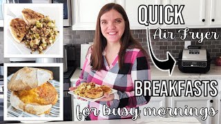 Quick and Easy Air Fryer Breakfasts For Busy Mornings [upl. by Aisya]