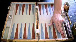 Beginner Backgammon Tutorial  1  Setting up the Board [upl. by Fritts]