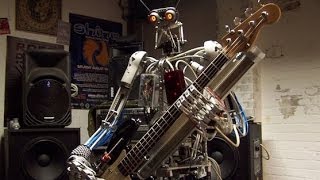 Battle of the Robot Music Bands Z Machines vs Compressorhead [upl. by Skeie723]