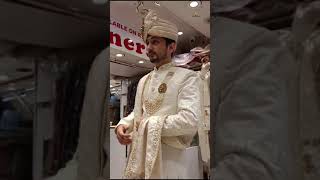 sherwani on rent Chandigarh 9653607658 [upl. by Kcirrem]