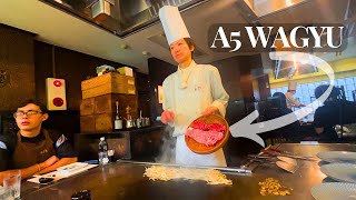 Japanese Chefs MASTERCLASS on Cooking A5 Wagyu [upl. by Odelia911]