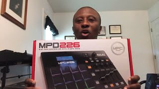 AKAI MPD 226 Midi Pad Controller Unboxing [upl. by Legge]