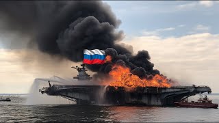 Un buque de guerra ucraniano con nuevos misiles hunde el único portaaviones ruso el Kuznetsov [upl. by Limay297]