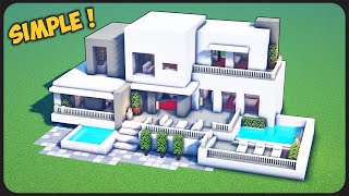 Cara Membuat Rumah Modern Sultan   Minecraft Modern Pt98 [upl. by Bak406]