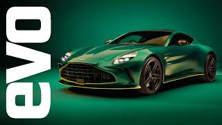 New Aston Martin Vantage – V8 coupe eyes Porsche 911 Turbo  evo UNWRAPPED [upl. by Titos924]