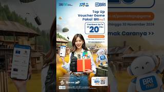 Top up voucher gamemu pakai BRImo bbriidpromotopupgame BRImo BRImoMudahSerbaBisa [upl. by Renelle]