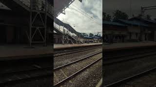 22629 Dadar Tirunelveli Superfast Express ripping through Mahe [upl. by Amikahs]