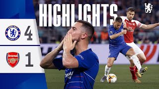 ⏪️ Chelsea 41 Arsenal  Eden Hazards Final Match  HIGHLIGHTS  UEFA Europa League Final 2019 [upl. by Luigino23]