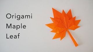 Tutorial for an Origami Maple Leaf [upl. by Isabel]