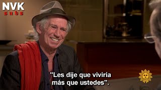 Keith Richards Reflexiona sobre su Mortalidad Subtitulado en Español [upl. by Ultun]