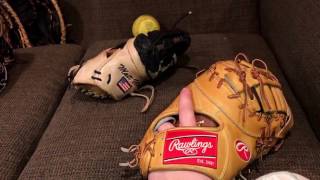 First base mitt break in tutorial [upl. by Akitan]