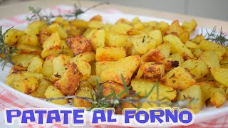 PATATE AL FORNO  Ecco il mio segreto per renderle croccanti fuori e morbide dentro [upl. by Leith]