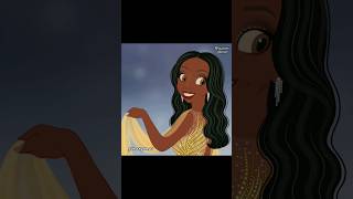 Princess tiana glow up in beautiful dress princesstiana glowup transformation dressup disney [upl. by Gamal]