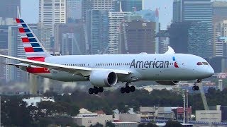 Which Airline Lands The Boeing 787 Dreamliner The BEST  Sydney Airport Plane Spotting [upl. by Llechtim837]