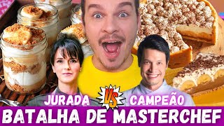 BATALHA DE MASTERCHEF  BANOFFEE DA HELENA RIZZO vs LEO YOUNG  Vale a pena [upl. by Drofnats]