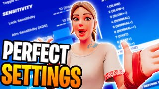 NEW BEST Controller SETTINGS  Sensitivity in Fortnite Chapter 5 Season 2 XboxPS5PC [upl. by Heppman]