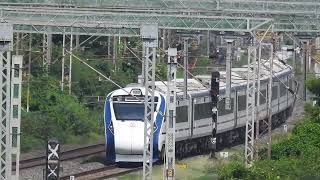 20643 MGR Chennai Central  Coimbatore Junction Vande Bharat express crosses Chennai ORR [upl. by Temp28]