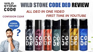 Wild Stone CODE DEO Review All Deo In One Video Wild Stone Perfume Confusion Clear [upl. by Eilram97]