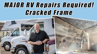 RV Fifth Wheel Frame Cracked [upl. by Aneema]