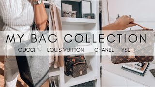 MY LUXURY BAG COLLECTION  2021 LV CHANEL GUCCI YSL [upl. by Intirb429]