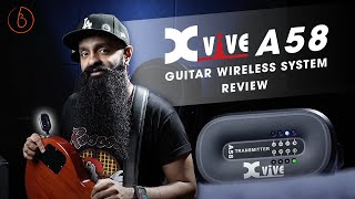 WIRELESS GITAR PALING PADU XVive A58 58GHz Guitar Wireless System Demo dan Review [upl. by Anoyk]